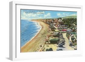 Crystal Cove Beach, Highway 101, Laguna Beach, California-null-Framed Art Print