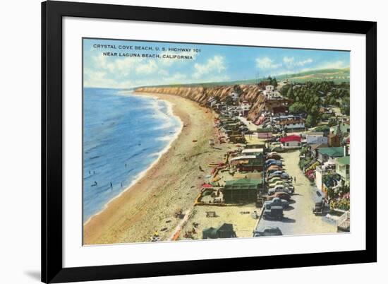 Crystal Cove Beach, Highway 101, Laguna Beach, California-null-Framed Art Print