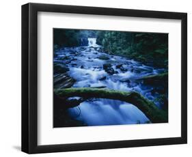 Crystal Falls, McDowell Creek Falls Country Park, Oregon, USA-Charles Gurche-Framed Photographic Print