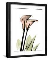 Crystal Flowers, Lily Pair-Albert Koetsier-Framed Art Print