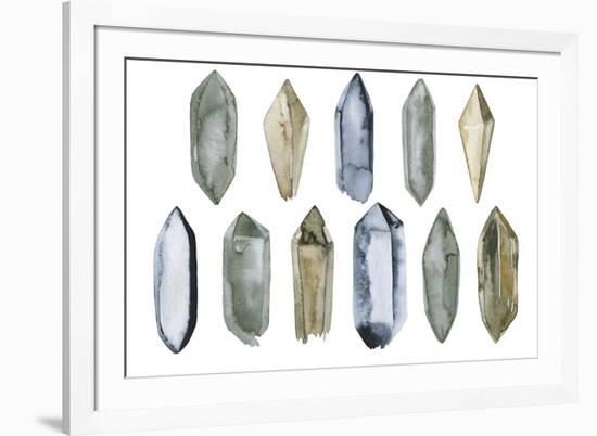 Crystal Gems Set-Maria Mirnaya-Framed Art Print