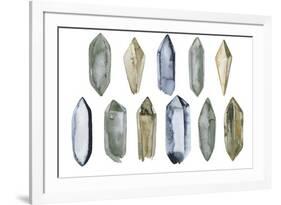 Crystal Gems Set-Maria Mirnaya-Framed Art Print