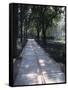 Crystal Glass Walkway Marking Spot of Indira Gandhi's Assassination, Akbar Road, India-John Henry Claude Wilson-Framed Stretched Canvas