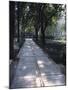 Crystal Glass Walkway Marking Spot of Indira Gandhi's Assassination, Akbar Road, India-John Henry Claude Wilson-Mounted Photographic Print