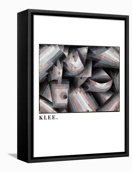 Crystal Gradation 1921-Paul Klee-Framed Stretched Canvas
