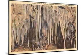 Crystal Grotto, Carlsbad Caverns, New Mexico-null-Mounted Art Print