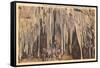 Crystal Grotto, Carlsbad Caverns, New Mexico-null-Framed Stretched Canvas