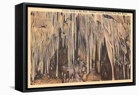Crystal Grotto, Carlsbad Caverns, New Mexico-null-Framed Stretched Canvas