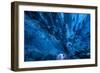 Crystal Ice Cave under Vatnajokull Glacier in south Iceland-Chuck Haney-Framed Photographic Print