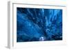 Crystal Ice Cave under Vatnajokull Glacier in south Iceland-Chuck Haney-Framed Photographic Print