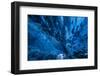 Crystal Ice Cave under Vatnajokull Glacier in south Iceland-Chuck Haney-Framed Photographic Print