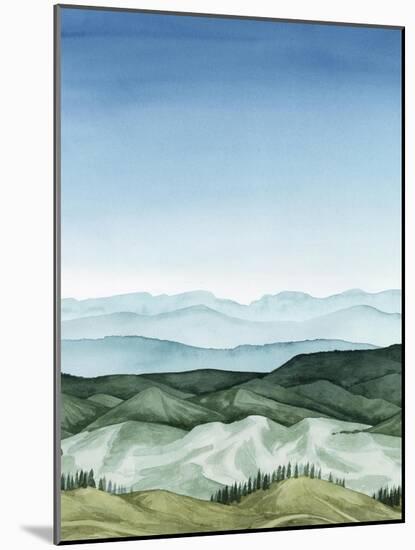 Crystal Landscape I-Grace Popp-Mounted Art Print