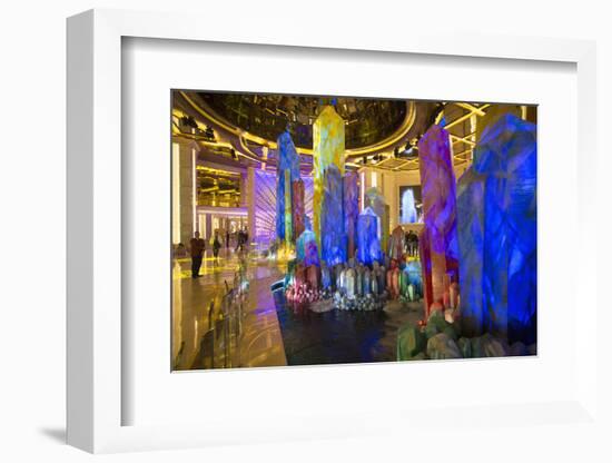 Crystal Lobby in Galaxy Hotel, Taipa, Macau, China, Asia-Ian Trower-Framed Photographic Print