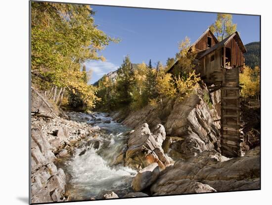 Crystal Mill, Gunnison National Forest, Colorado, USA-Don Grall-Mounted Photographic Print