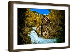 Crystal Mill Is an Old Ghost Town High Up in the Hills of the Maroon Bells, Colorado-Brad Beck-Framed Photographic Print