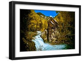 Crystal Mill Is an Old Ghost Town High Up in the Hills of the Maroon Bells, Colorado-Brad Beck-Framed Photographic Print