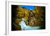 Crystal Mill Is an Old Ghost Town High Up in the Hills of the Maroon Bells, Colorado-Brad Beck-Framed Photographic Print