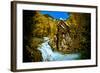 Crystal Mill Is an Old Ghost Town High Up in the Hills of the Maroon Bells, Colorado-Brad Beck-Framed Photographic Print