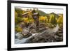 Crystal Mill Is One of the Major Iconic Shots of Colorado in Autumn-Jason J. Hatfield-Framed Photographic Print