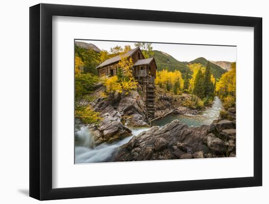 Crystal Mill Is One of the Major Iconic Shots of Colorado in Autumn-Jason J. Hatfield-Framed Photographic Print