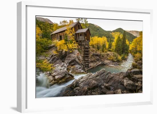 Crystal Mill Is One of the Major Iconic Shots of Colorado in Autumn-Jason J. Hatfield-Framed Photographic Print