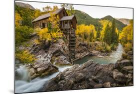 Crystal Mill Is One of the Major Iconic Shots of Colorado in Autumn-Jason J. Hatfield-Mounted Photographic Print