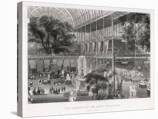 Crystal Palace 1851-W. Lacey-Stretched Canvas