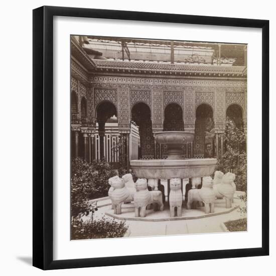 Crystal Palace : Cour des Lions de l'Alhambra de Grenade-Joseph Warren Zambra-Framed Giclee Print