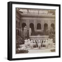 Crystal Palace : Cour des Lions de l'Alhambra de Grenade-Joseph Warren Zambra-Framed Giclee Print