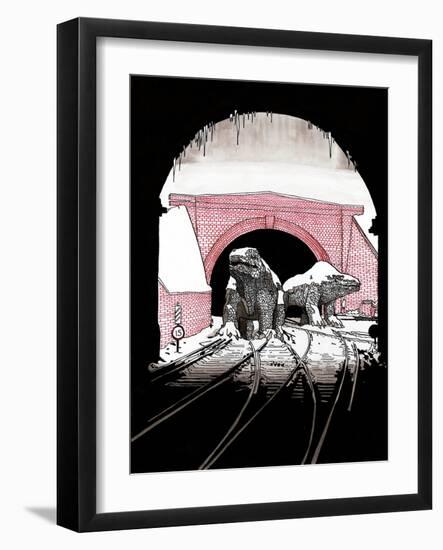 Crystal Palace Monsters, 2013-Matt Bannister-Framed Giclee Print