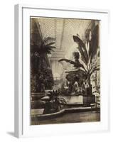 Crystal Palace : Montis Fountain and nave looking South (fontaine Montis et nef vue du sud)-Joseph Warren Zambra-Framed Giclee Print