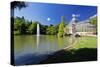 Crystal Palace Of Madrid-George Oze-Stretched Canvas