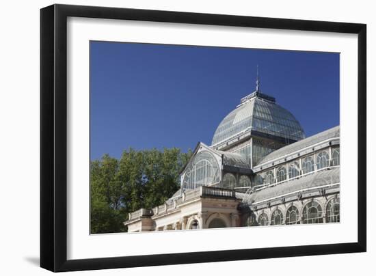 Crystal Palace (Palacio de Cristal), Retiro Park, Parque del Buen Retiro, Madrid, Spain, Europe-Markus Lange-Framed Photographic Print