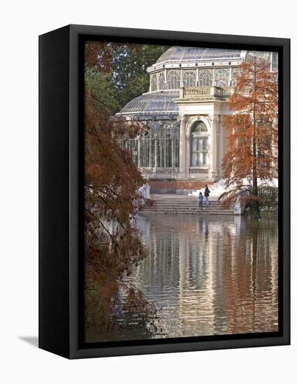 Crystal Palace, Retiro Park, Madrid, Spain, Europe-Marco Cristofori-Framed Stretched Canvas