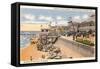 Crystal Palace, Seawall, Beach, Galveston, Texas-null-Framed Stretched Canvas