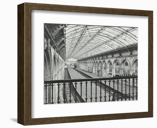 Crystal Palace Station, Crystal Palace Parade, Bromley, London, 1955-null-Framed Photographic Print