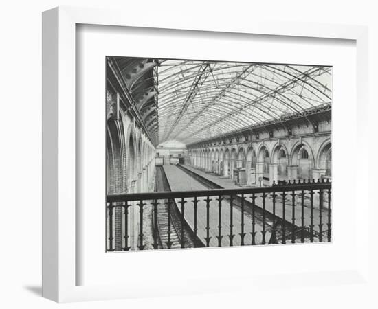 Crystal Palace Station, Crystal Palace Parade, Bromley, London, 1955-null-Framed Photographic Print