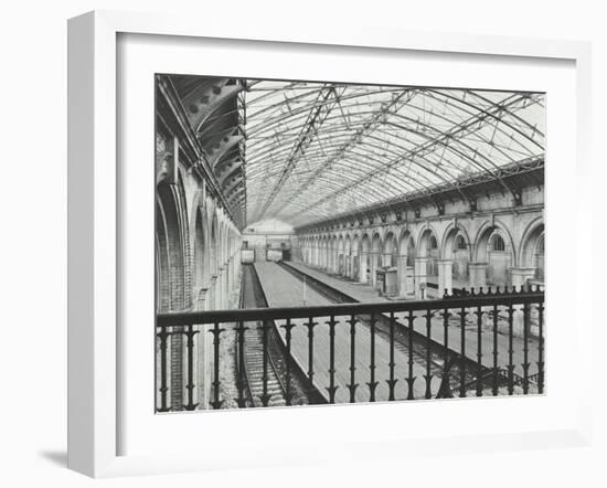 Crystal Palace Station, Crystal Palace Parade, Bromley, London, 1955-null-Framed Photographic Print