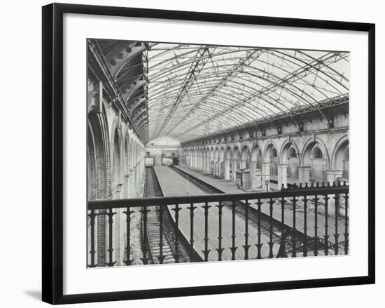 Crystal Palace Station, Crystal Palace Parade, Bromley, London, 1955-null-Framed Photographic Print