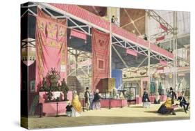 Crystal Palace, the Tunis and China Galleries-Joseph Nash-Stretched Canvas