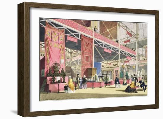 Crystal Palace, the Tunis and China Galleries-Joseph Nash-Framed Giclee Print