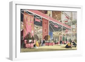 Crystal Palace, the Tunis and China Galleries-Joseph Nash-Framed Giclee Print