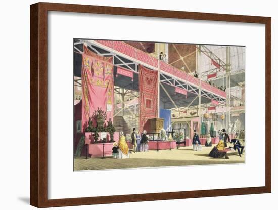 Crystal Palace, the Tunis and China Galleries-Joseph Nash-Framed Giclee Print