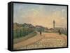 Crystal Palace, Upper Norwood-Camille Pissarro-Framed Stretched Canvas