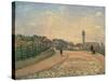 Crystal Palace, Upper Norwood-Camille Pissarro-Stretched Canvas