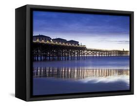 Crystal Pier on Pacific Beach, San Diego, California, United States of America, North America-Richard Cummins-Framed Stretched Canvas