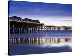 Crystal Pier on Pacific Beach, San Diego, California, United States of America, North America-Richard Cummins-Stretched Canvas