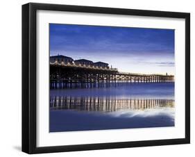 Crystal Pier on Pacific Beach, San Diego, California, United States of America, North America-Richard Cummins-Framed Photographic Print