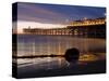 Crystal Pier on Pacific Beach, San Diego, California, United States of America, North America-null-Stretched Canvas