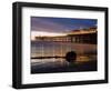 Crystal Pier on Pacific Beach, San Diego, California, United States of America, North America-null-Framed Photographic Print